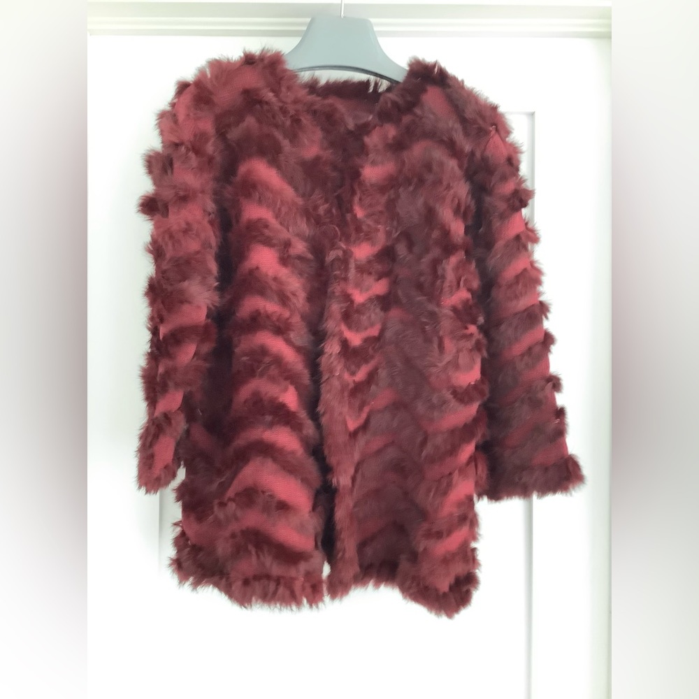 Knit and Fur Knit Cardigan